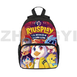 3D Los Compa Zipper Bookbag for Teen Girls