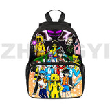 3D Los Compa Zipper Bookbag for Teen Girls