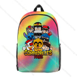 Mikecrack Compadretes Backpack Anime School Bags for Kids Boys Girls