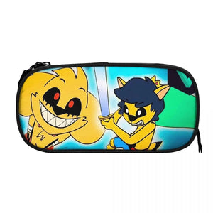 Anime Zipper Pen Bag School Stationery