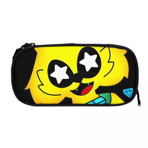 Anime Zipper Pen Bag Student School Stationery Gift