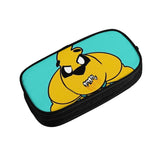 Anime Zipper Pen Bag Student Stationery Organizer Case