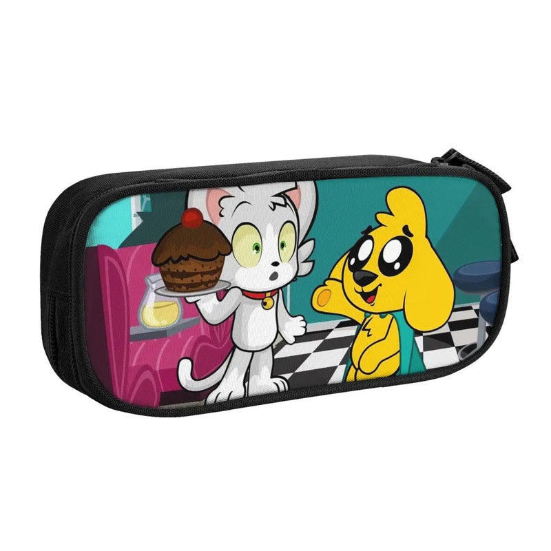 Anime Zipper Pen Bag Child Stationery Bag Gift