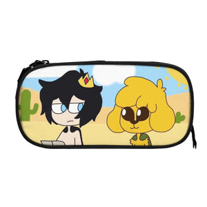 Anime Zipper Pen Bag Student School Stationery Gift