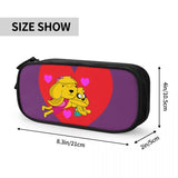 Anime Zipper Pen Bag Student Stationery Organizer Pencil Holder Case Pouch