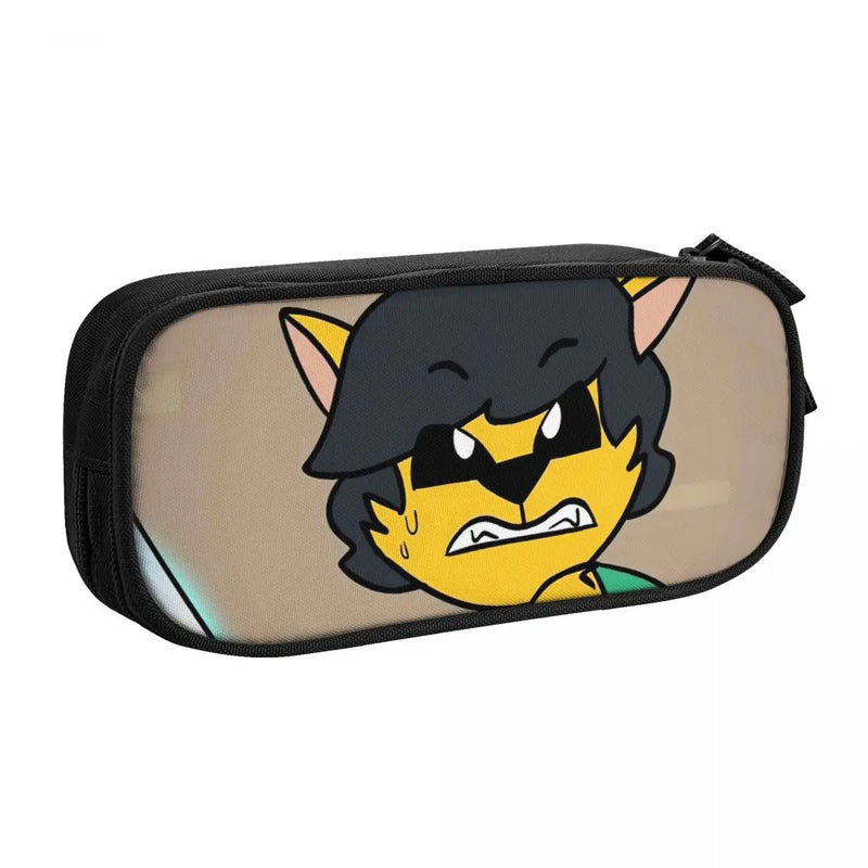 Mikecrack Pen Box Student School Anime Zipper Pen Bag Child Stationery Bag