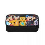 Anime Zipper Pen Bag Student School Stationery Gift