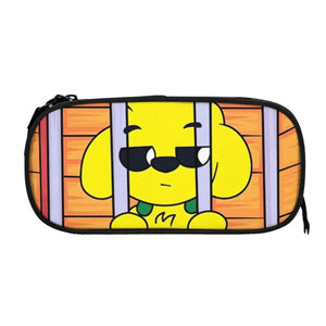 Anime Zipper Pen Bag, Child Stationery Bag, Pencase Gift