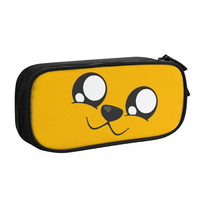 Anime Zipper Pen Bag Student School Stationery Child Kid Pen Box