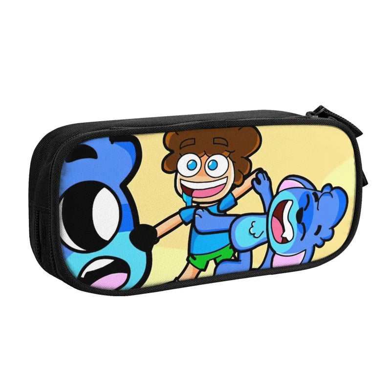 Anime Zipper Pen Bag Student School Stationery Gift
