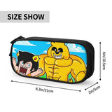 Anime Zipper Pen Bag Student Gift for Writing Supplies Storage