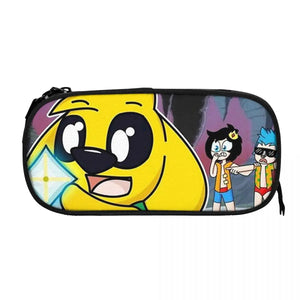 Anime Zipper Pen Bag School Supplies Gift Set