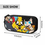 Mikecrack Pen Box Student School Anime Zipper Pen Bag Child Stationery Bag