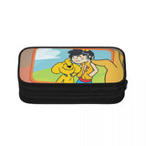 Anime Zipper Pen Bag Student School Pen Box