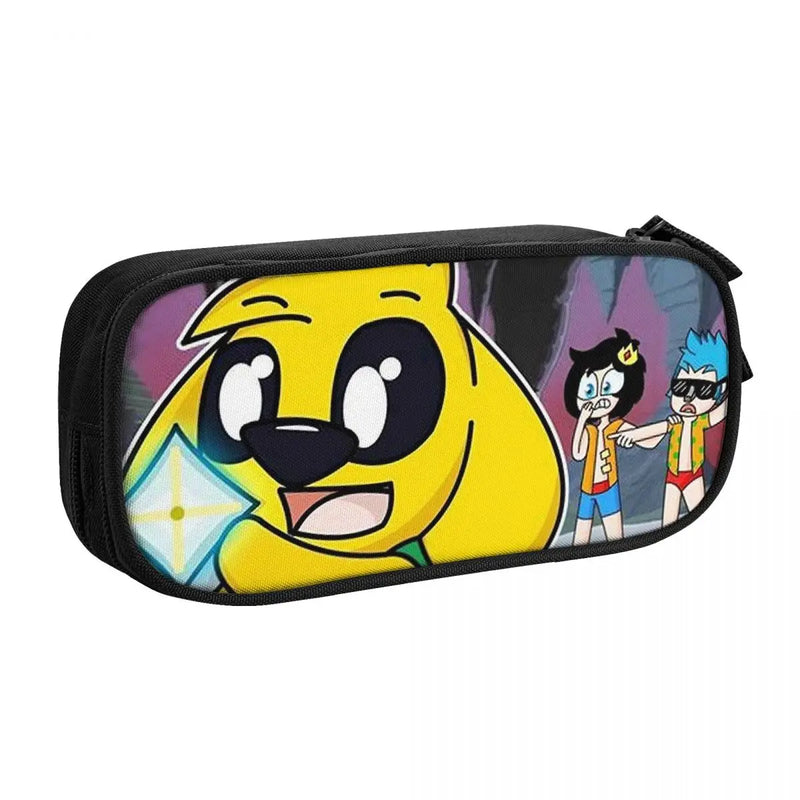 Anime Zipper Pen Bag School Supplies Gift Set