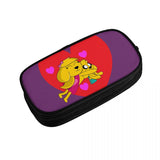 Anime Zipper Pen Bag Student Stationery Organizer Pencil Holder Case Pouch