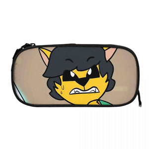 Mikecrack Pen Box Student School Anime Zipper Pen Bag Child Stationery Bag