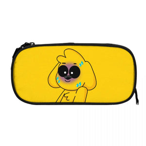 Anime Zipper Pen Bag School Stationery Holder Organizer