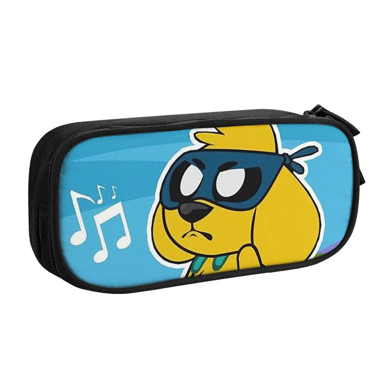 Anime Zipper Pen Bag Student School Stationery Box Gift