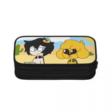 Anime Zipper Pen Bag Student School Stationery Gift