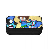 Anime Zipper Pen Bag Student School Stationery Gift