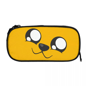 Anime Zipper Pen Bag Student School Stationery Child Kid Pen Box