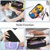 Anime Zipper Pen Bag School Stationery Gift Pencil Case Organizer