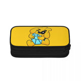 Anime Zipper Pen Bag School Stationery Child Student Box