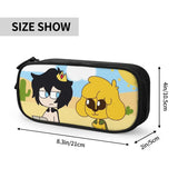Anime Zipper Pen Bag Student School Stationery Gift