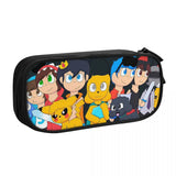 Anime Zipper Pen Bag Student School Stationery Gift