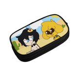 Anime Zipper Pen Bag Student School Stationery Gift