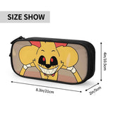 Anime Zipper Pen Box for School Students