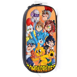 Anime Compadretes Pencil Case Boy Girl Anime Pen Bag Students Zipper Pouch