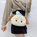 Mikkorabbit 8851 Anime Plush Shoulder Bag Cartoon Tote Casual Handbag Phone Bag