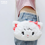 Mikkorabbit 8851 Anime Plush Shoulder Bag Cartoon Tote Casual Handbag Phone Bag