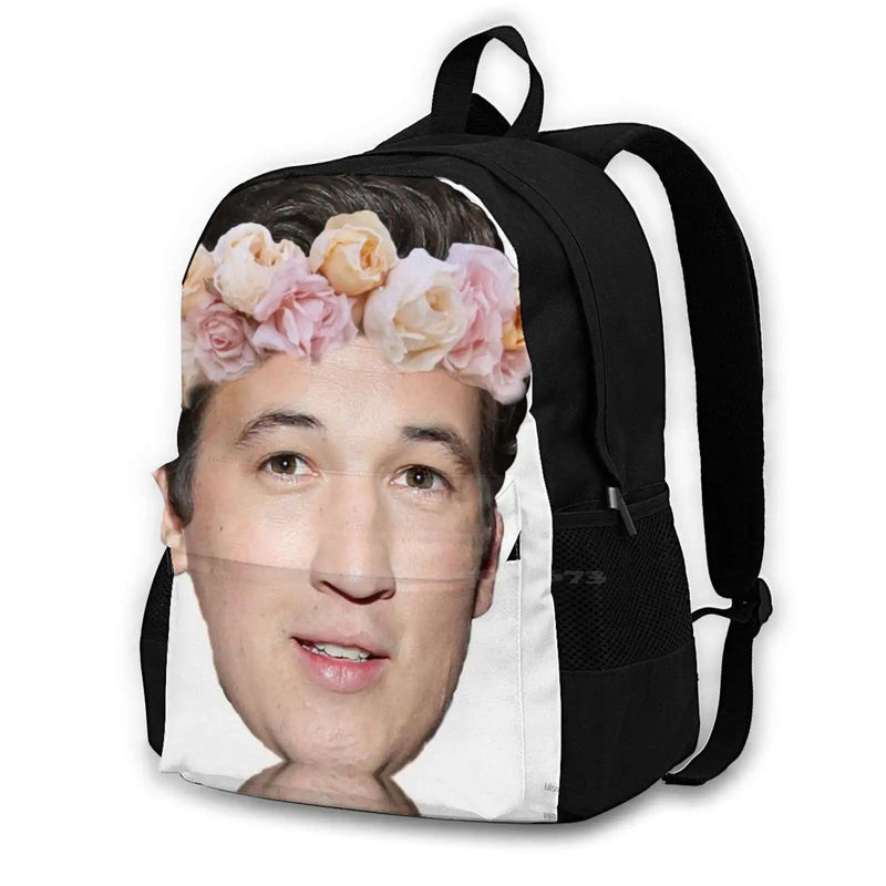 Miles Backpack Student School Laptop Travel Bag