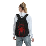 Miles Morales Spider Symbol Backpack Zipper Close Bag
