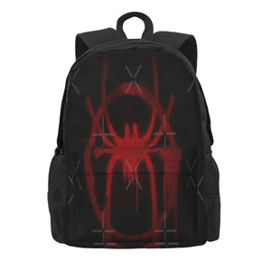 Miles Morales Spider Symbol 2 Backpacks Men's and Women's Kpop Bags