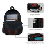 Miles Morales Spider Symbol 2 Backpacks Men's and Women's Kpop Bags