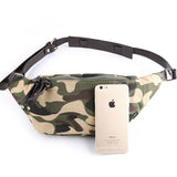 Camouflage Waist Bag Fanny Pack Men Women Canvas