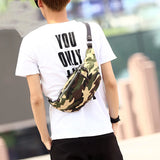 Camouflage Waist Bag Fanny Pack Men Women Canvas