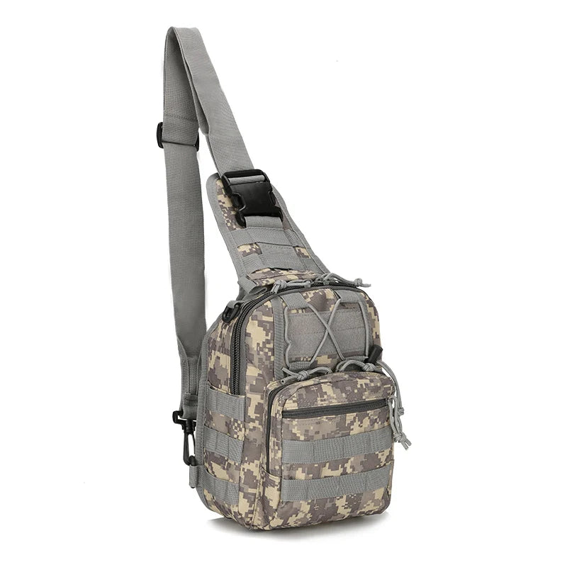 Military Molle Chest Bag Waterproof Nylon Camouflage Men Shoulder Crossbody Bag