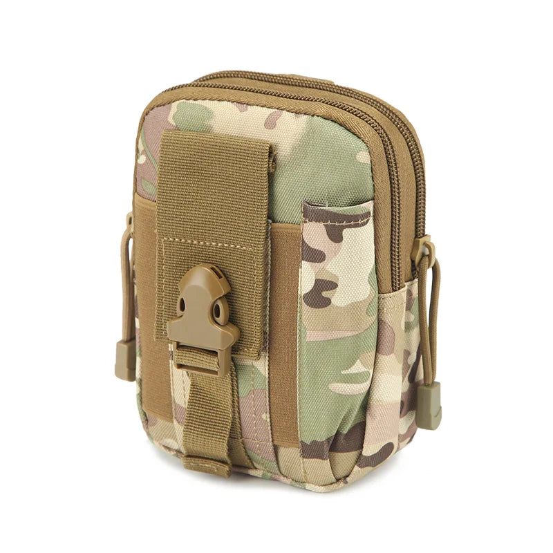 Military Molle Pouch Waist Bag Camo Waterproof Nylon Multifunction