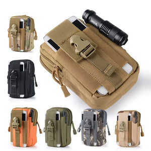 Military Molle Pouch Waist Bag Camo Waterproof Nylon Multifunction