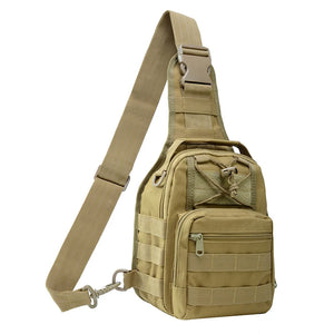 Camouflage Military Tactical Sling Bag Men Backpack Molle Shoulder Multicam