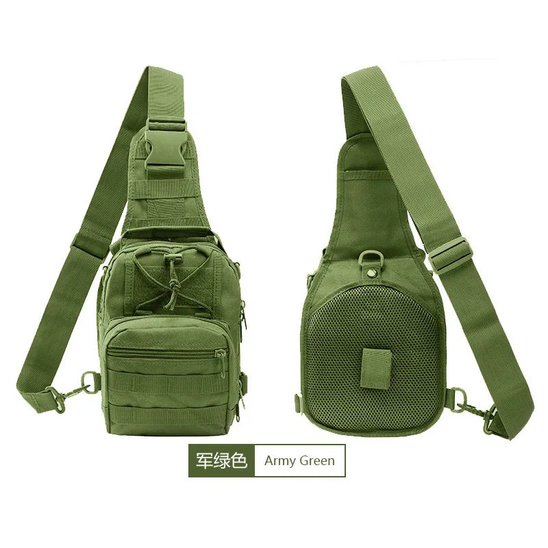 Camouflage Military Tactical Sling Bag Men Backpack Molle Shoulder Multicam