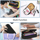 Milk and Mocha Anime Pen Box Student Zipper Bag