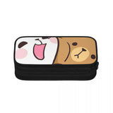 Milk and Mocha Anime Pen Box Student Zipper Bag