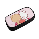 Milk And Mocha Pen Box Zipper Bag