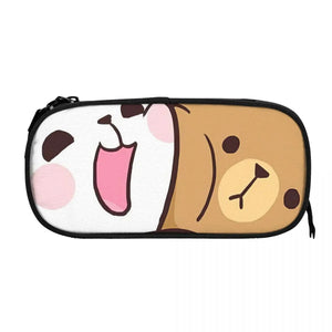 Milk and Mocha Anime Pen Box Student Zipper Bag